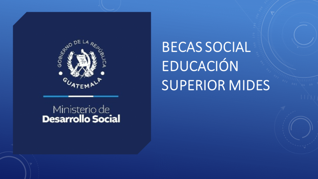 becas social de educación superior MIDES