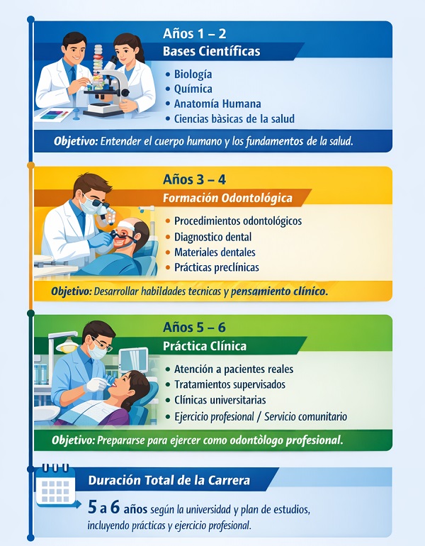 Linea del tiempo carrera odontologia en guatemala