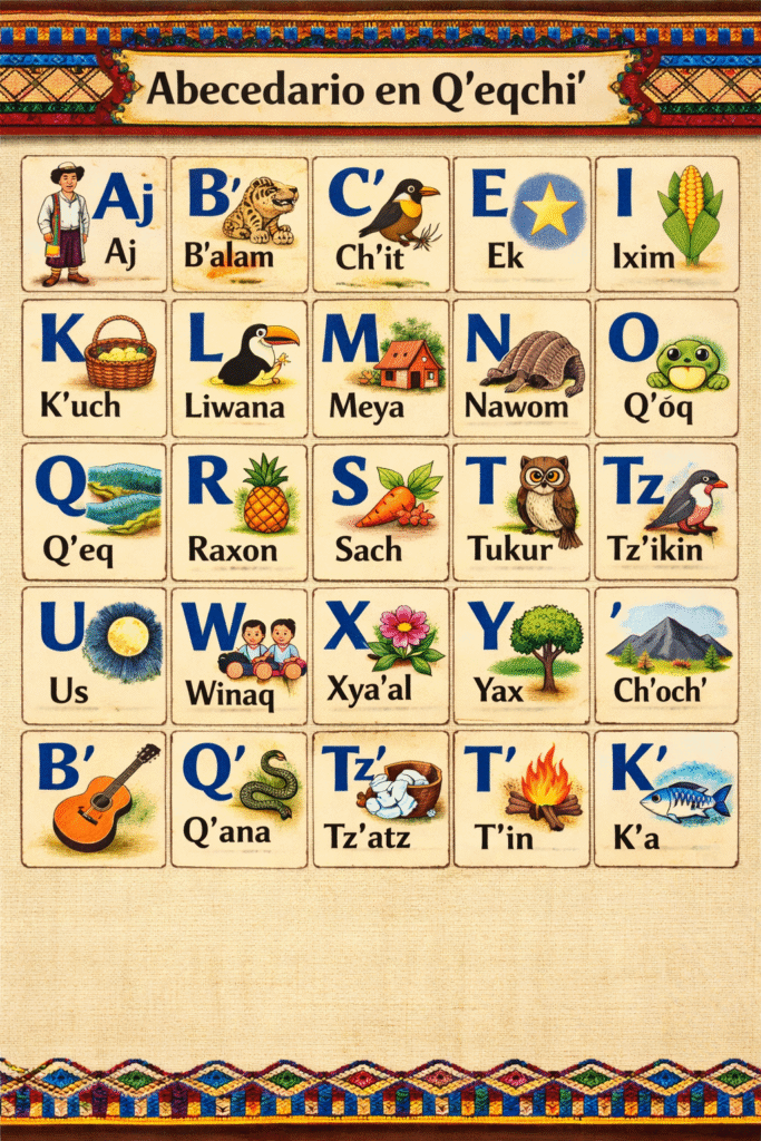 abecedario-en-qeqchi