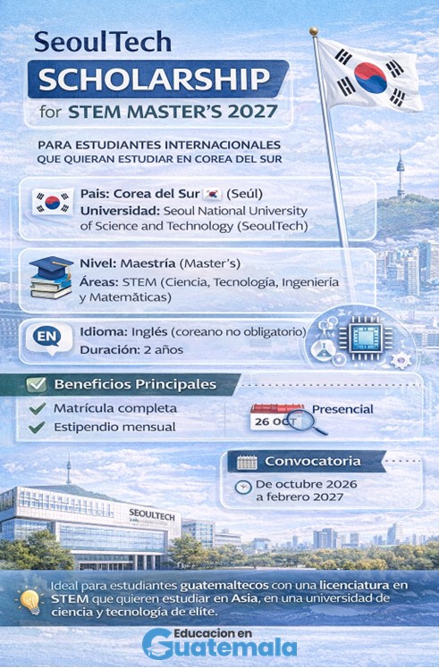 Beca Seoul Tech Scholarship 2027