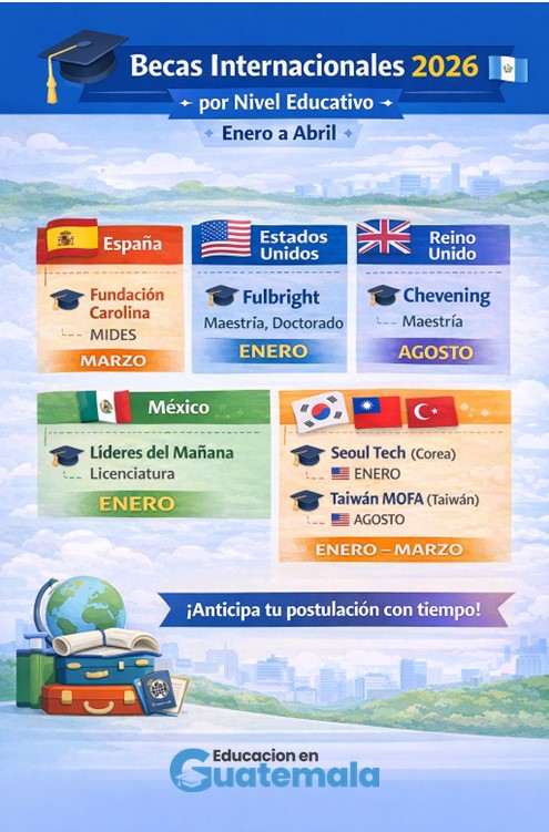 becas en el extranjero para estudiantes guatemaltecos