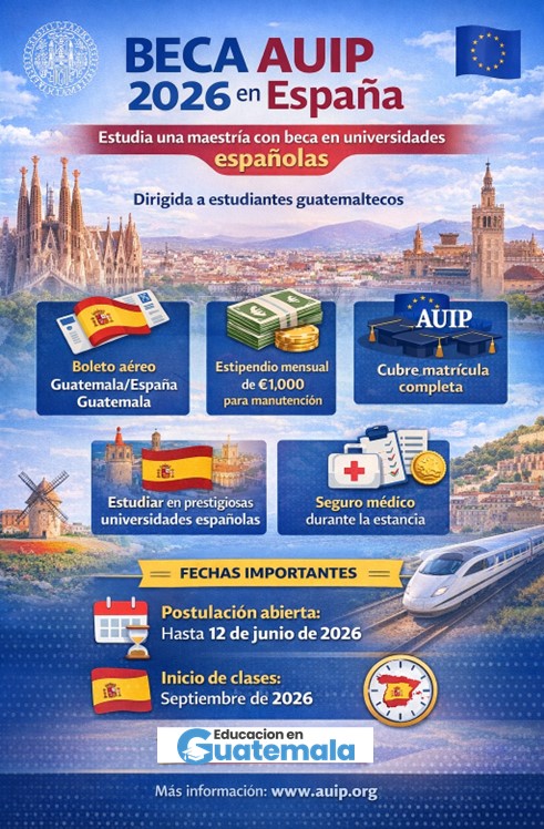 beca auip para guatemaltecos